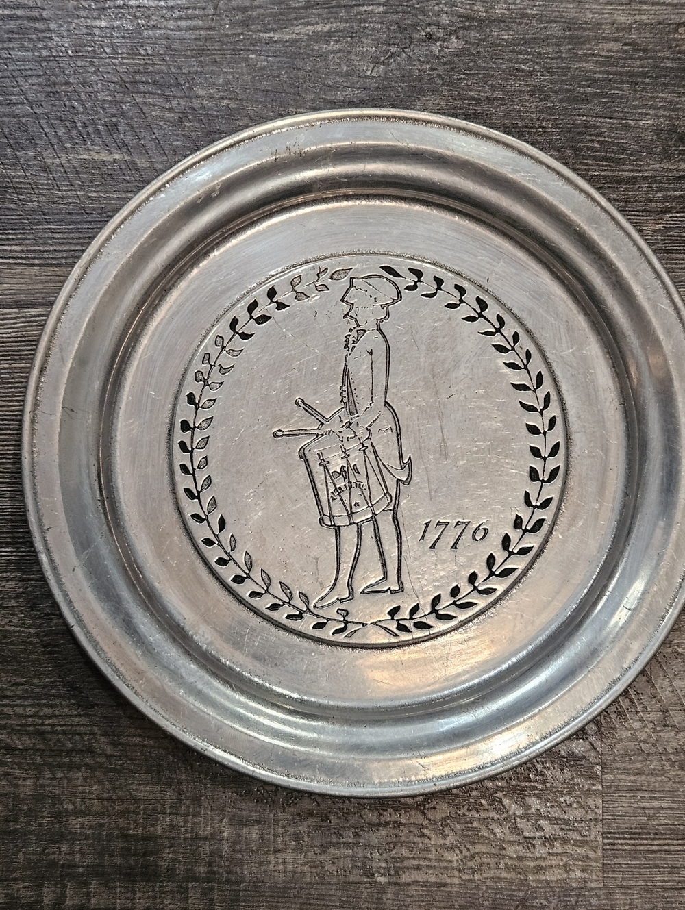 Wilton Armetale Liberty Drummer 1776 Commemorative Plate